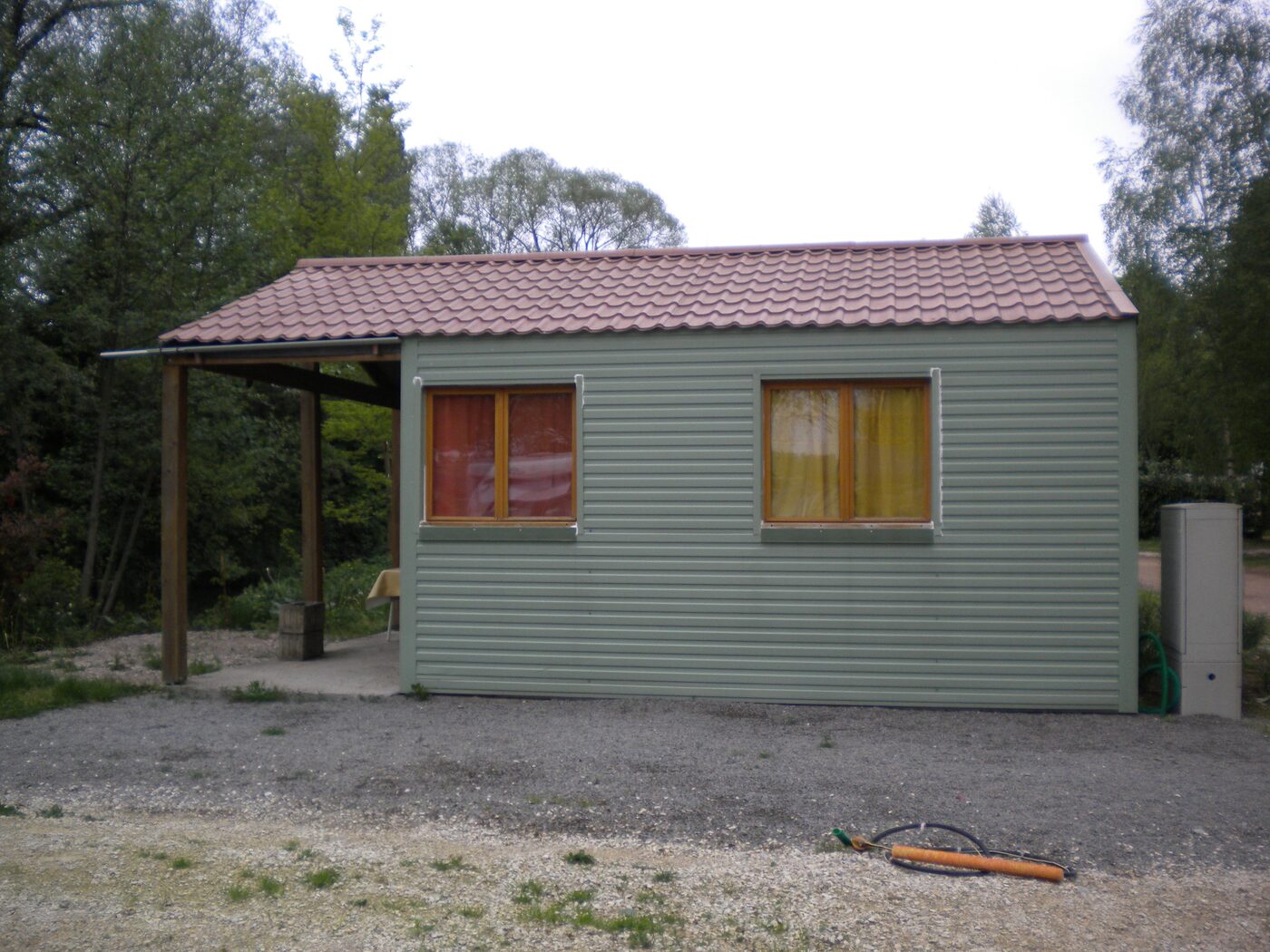 Bungalow avec terrasse au camping