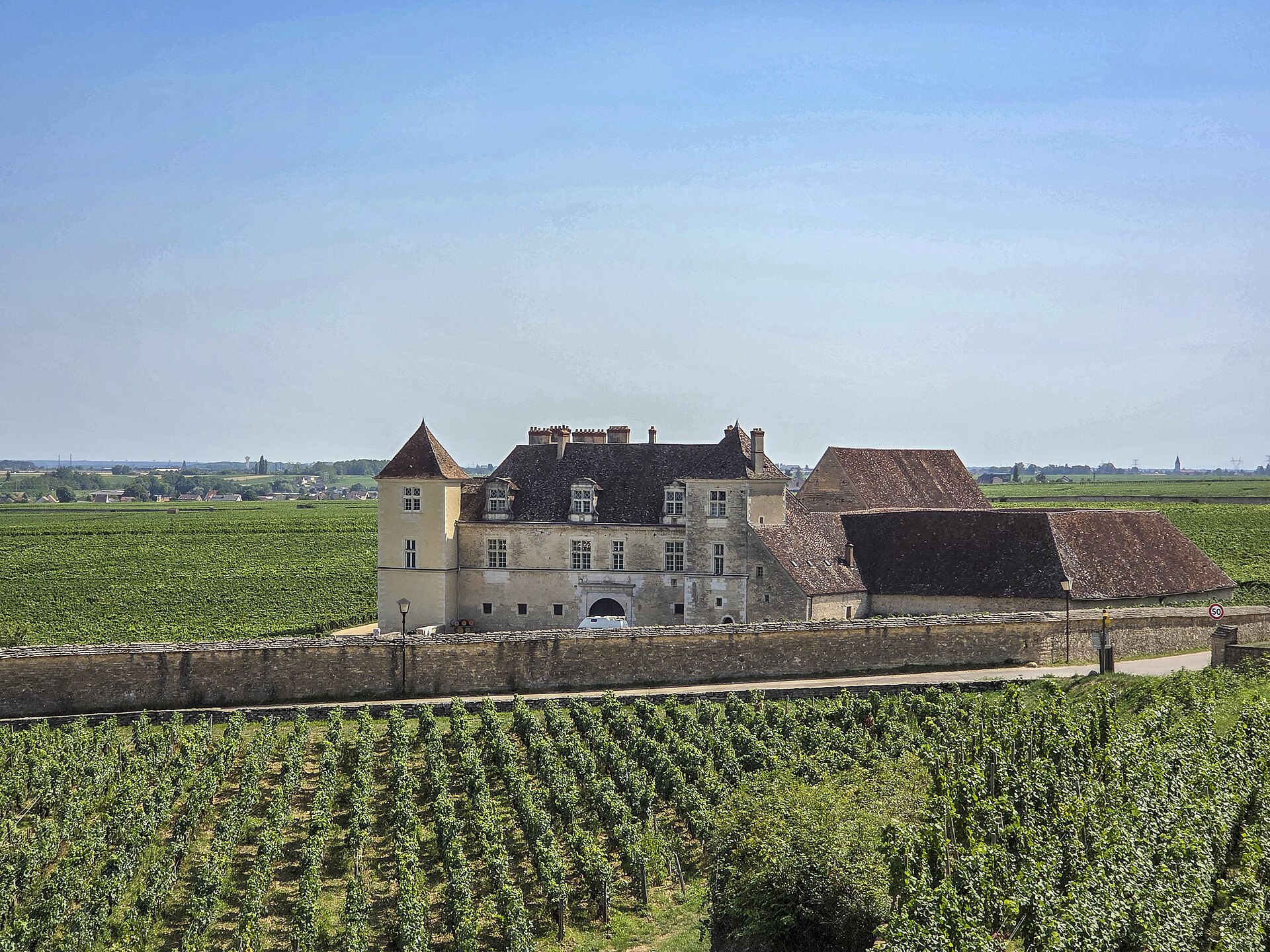 Clos de Vougeot et vignobles de Bourgogne